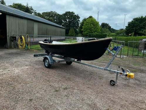 Amigo 430 met 6 pk honda 4 takt, Watersport en Boten, Sloepen, Zo goed als nieuw, Tot 10 pk, 3 tot 6 meter, Buitenboordmotor, Benzine