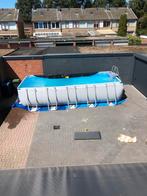 Bestway Power Steel Zwembad 640x274x132cm, 200 tot 300 cm, Zo goed als nieuw, Rechthoekig, Ophalen