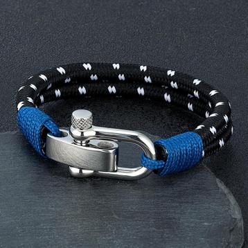 Dubbele Kabel Armband Voor Heren  beschikbaar voor biedingen