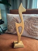 Vintage beeld houten hert Scandinavisch Deens design?, Ophalen of Verzenden