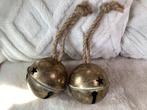 2 grote bellen aan sisaltouw diam. 10 cm, Huis en Inrichting, Woonaccessoires | Overige, Ophalen of Verzenden, Zo goed als nieuw