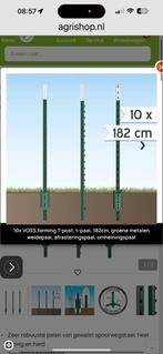 85 Weide afrastering palen 182 cm(ook voor wolfwerend), Dieren en Toebehoren, Stalling en Weidegang, Weidegang