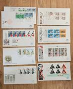 Kinderpostzegels blokken op FDC divers, Verzenden, Onbeschreven, Nederland