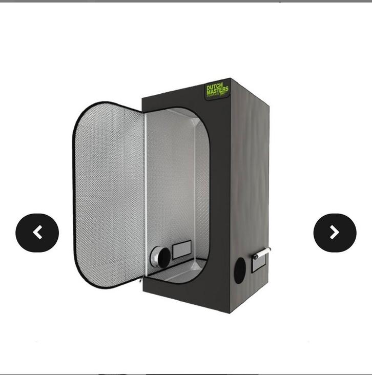 Kweektent Dutch Master 60x60x180 Platinum 180w quantumboard, Tuin en Terras, Kweekspullen, Nieuw, Kweektent, Verzenden