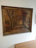 Schilderij Herder met Schapen in Lijst, Antiek en Kunst, Ophalen of Verzenden