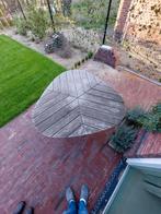 Tuintafel (bamboo) op metalen frame - Houe Leaf, Tuin en Terras, Tuinmeubel-accessoires, Ophalen of Verzenden, Zo goed als nieuw