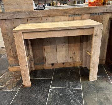 Steigerhouten sidetable / tafeltje beschikbaar voor biedingen
