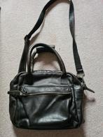 Zwarte cowboysbag midium, Ophalen of Verzenden, Zo goed als nieuw, Zwart, Handtas