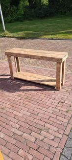 NIEUW Handgemaakte sidetable van steigerhout, Ophalen, Nieuw