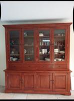 Mooie vitrinekast van teak, Ophalen, Gebruikt, 200 cm of meer, Teakhout
