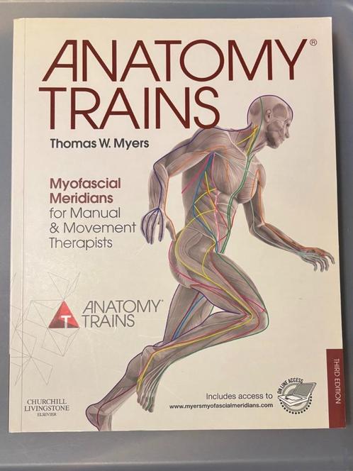 Boek Anatomy Trains -   Thomas Myers, Boeken, Gezondheid, Dieet en Voeding, Zo goed als nieuw, Gezondheid en Conditie, Ophalen of Verzenden