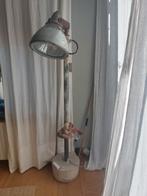 Zware koperen scheepslamp op betonnen voet. Vintage., Ophalen, Gebruikt, Metaal, 150 tot 200 cm