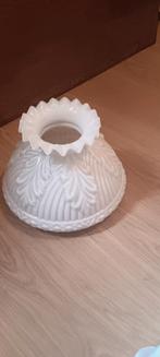 kap van wit melkglas, Huis en Inrichting, Lampen | Lampenkappen, Ophalen, Wit, Rond, Zo goed als nieuw