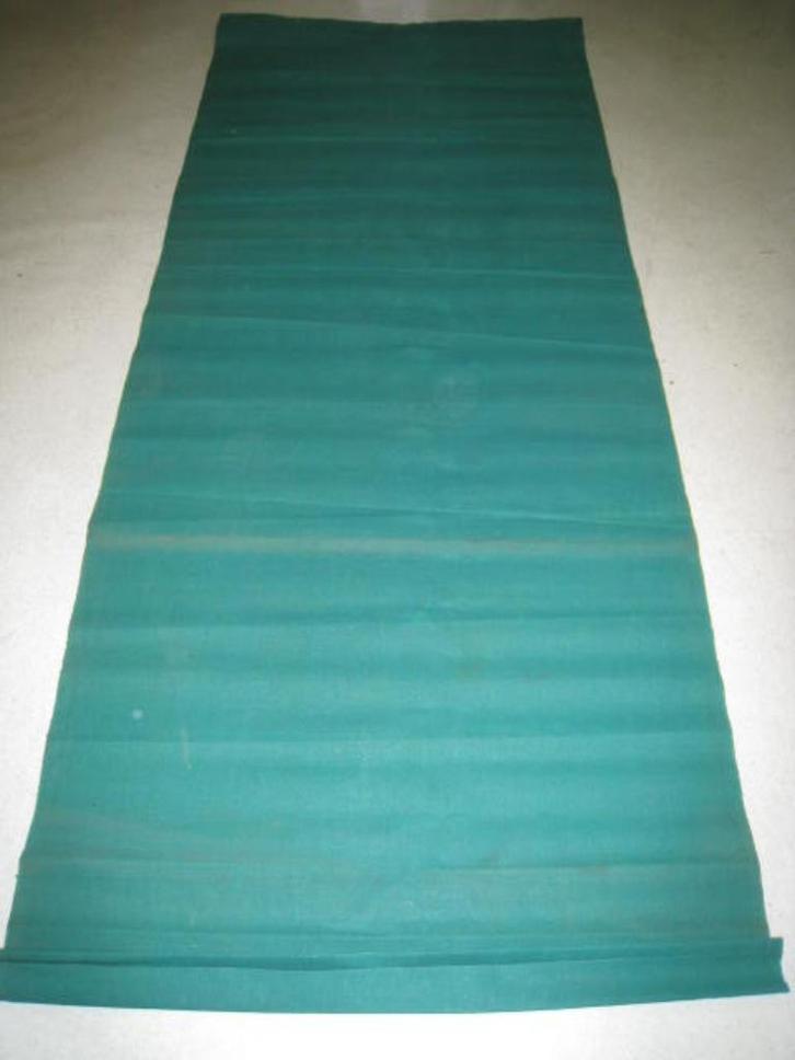 Stuk groene dikke stof, zeildoek : L 255cm x B 101 cm., Doe-het-zelf en Verbouw, Zeil en Folie, Nieuw, Zeil, 15 m² of meer, Ophalen of Verzenden