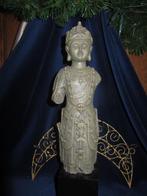 Vintage boeddha op sokkel, Huis en Inrichting, Woonaccessoires | Boeddhabeelden, Ophalen of Verzenden
