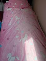 fleece unicorn dekbedovertrek en kussensloop van Zensation, Ophalen, Gebruikt, Eenpersoons