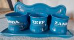 Oude Emaille Soda Zeep Zand Set, Antiek en Kunst, Antiek | Emaille, Ophalen of Verzenden