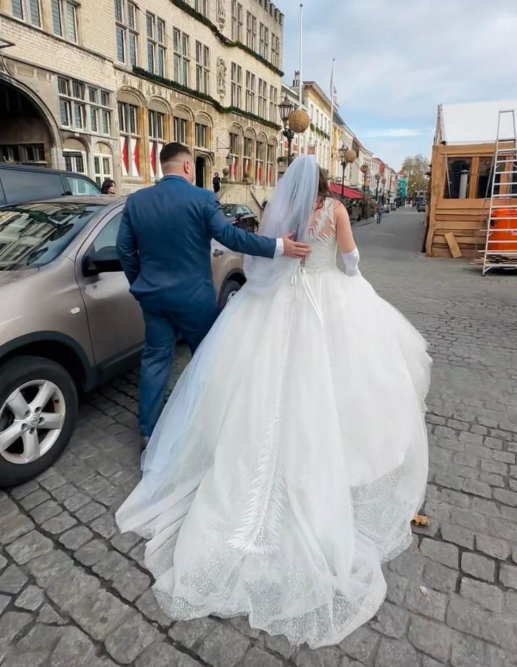 Prachtige trouwjurk, Kleding | Dames, Trouwkleding en Trouwaccessoires, Zo goed als nieuw, Trouwjurk, Ophalen of Verzenden