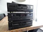 3 x Technics autoreverse Cassettedeck met werk (Lees text), Ophalen of Verzenden, Dubbel, Overige merken, Auto-reverse