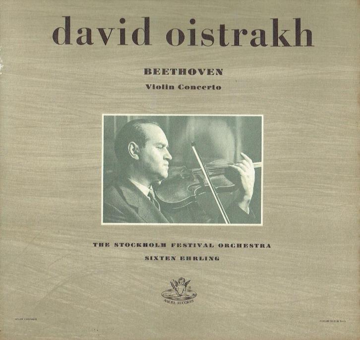 David Oistrach - Violin Concerto In D Major, Op. 61, Cd's en Dvd's, Vinyl | Klassiek, Zo goed als nieuw, Classicisme, Orkest of Ballet