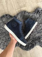 Christian Louboutin Louis Spike Marine Blue Size 42,5, Kleding | Heren, Schoenen, Christian Louboutin, Blauw, Garmentguydaan@hotmail.com