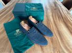 Crockett & Jones Suede loafer 41,5 | 7,5, Blauw, Ophalen of Verzenden, Zo goed als nieuw, Loafers