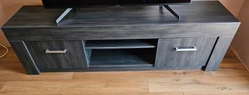 Donkergrijze tv-meubel 190 cm tv kast modern beschikbaar voor biedingen