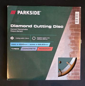 Parkside slijpschijf diamant 230 mm beschikbaar voor biedingen