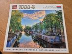 2 puzzels (1000 st.) prinsengracht en Eiger monch jungfrau, Ophalen of Verzenden, 500 t/m 1500 stukjes, Zo goed als nieuw, Legpuzzel