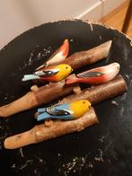 4 Zwitserse Koekoek fluitjes.  Handwerk., Dieren en Toebehoren, Meerdere dieren