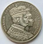 Duitsland Pruissen Thaler 1861 A Wilhelm II zilver, Zilver, Duitsland, Ophalen of Verzenden