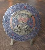 Vintage messing eeuwigdurende kalender, Antiek en Kunst, Ophalen of Verzenden