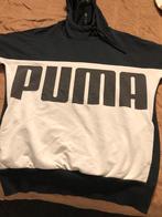 Puma Hoodie - Zwart/Wit - Maat M, Ophalen of Verzenden, Zo goed als nieuw, Maat 38/40 (M), Zwart
