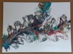 Canvas, Antiek en Kunst, Kunst | Schilderijen | Abstract, Ophalen