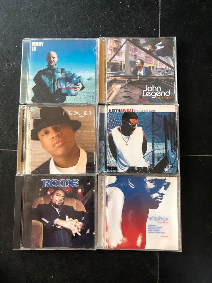 CD Collectie: Moby, John Legend, Ne-Yo, Keith Sweat..., Cd's en Dvd's, Cd's | Pop, Zo goed als nieuw, 2000 tot heden, Ophalen of Verzenden