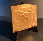 Medaille, goud, plaquette, Brussel, Bonnetain, Fonson,, Ophalen of Verzenden, Brons