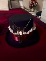 Steampunk Hoed met Camee, Kleding | Dames, Hoeden en Petten, Ophalen of Verzenden, Zo goed als nieuw, One size fits all, Hoed