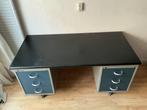 Vintage Gispen Kleurodesk bureau met linoleum jaren 50-60, Huis en Inrichting, Ophalen, Gebruikt, Bureau
