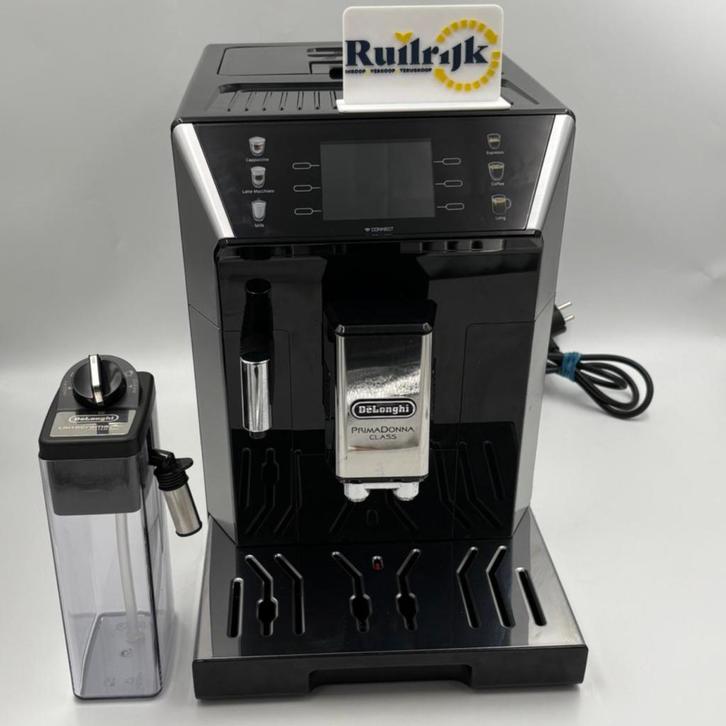 De'Longhi PrimaDonna ECAM 550.65.SB - Volautomatische espres, Witgoed en Apparatuur, Koffiezetapparaten, Zo goed als nieuw