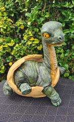 Polyester dino beelden,  3 modellen, Tuin en Terras, Tuinbeelden, Ophalen of Verzenden, Nieuw, Kunststof, Dierenbeeld