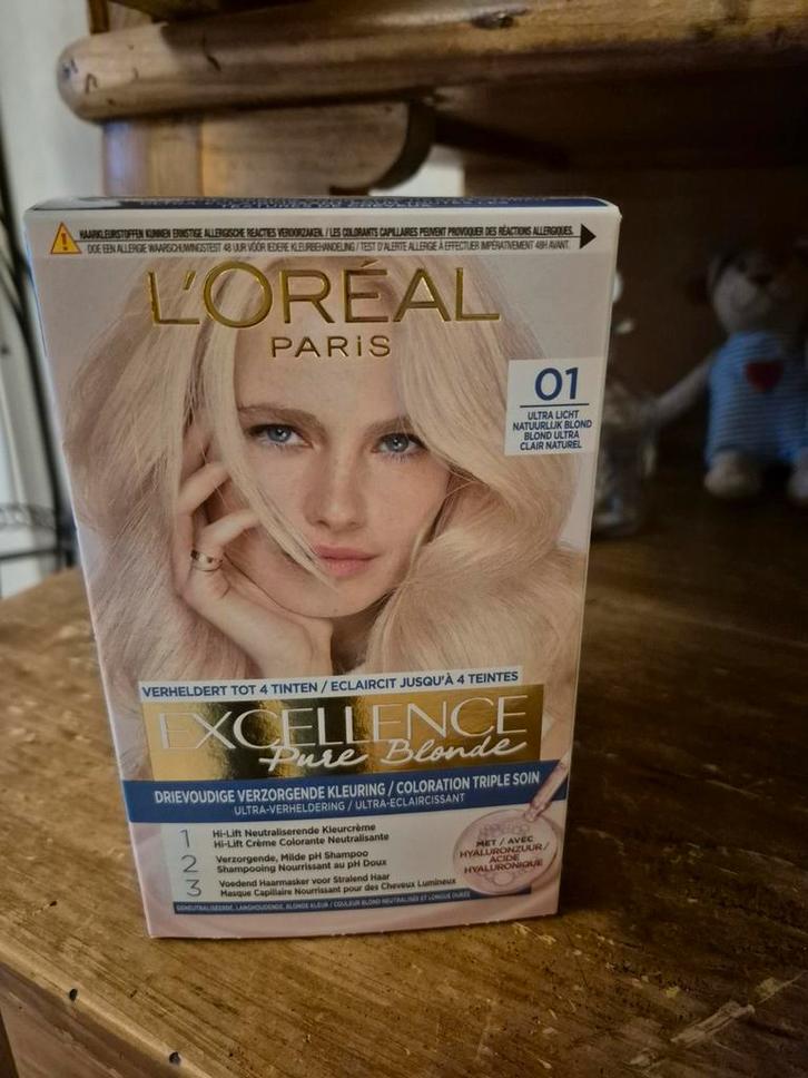 Haarverf  blond en grijs, Sieraden, Tassen en Uiterlijk, Uiterlijk | Haarverzorging, Nieuw, Overige typen, Ophalen of Verzenden