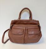 HUGO BOSS bruin leer schouder tas bag, Ophalen of Verzenden, Zo goed als nieuw, Bruin, Handtas