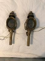 2 koperen lantaarns als lamp, Ophalen of Verzenden