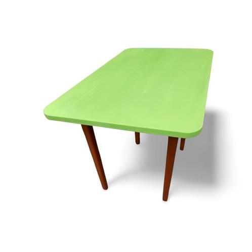 Bijzonder vintage bijzettafel, Huis en Inrichting, Tafels | Sidetables, Gebruikt, 25 tot 50 cm, 50 tot 100 cm, Overige vormen