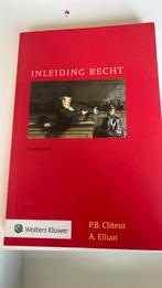 Inleiding Recht, Boeken, Ophalen, Alpha, Zo goed als nieuw, WO