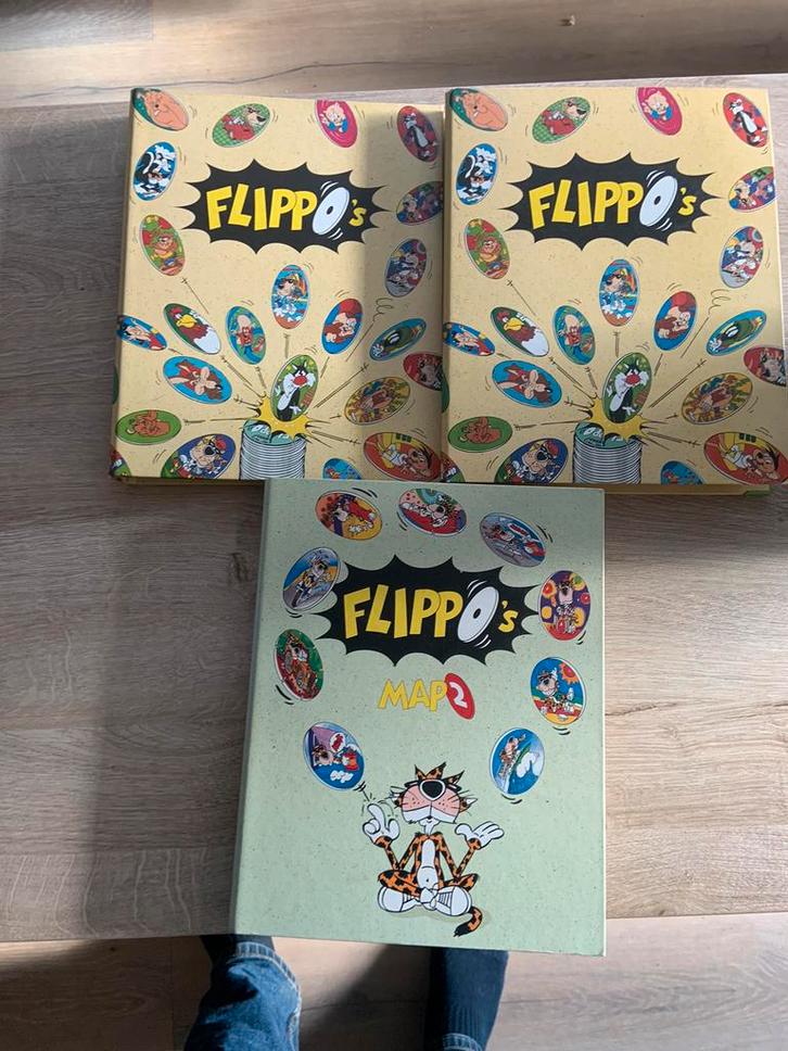 Bijna complete verzameling flippos, Verzamelen, Flippo's, Verzameling, Chester Cheetos, Guinness Record, Joker, Kerstflippo's