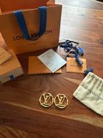 Originele Louis Vuitton hoop oorbellen, Sieraden, Tassen en Uiterlijk, Ophalen of Verzenden, Zo goed als nieuw, Zwart