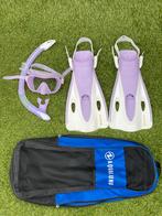 Aqualung snorkel en duikset - Zo goed als nieuw!, Watersport en Boten, Duiken, Ophalen of Verzenden, Zo goed als nieuw, Duikbril of Snorkel