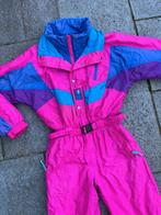 Vintage retro skipak - Roze, paars, blauw maat S, Kleding | Dames, Wintersportkleding, Ophalen of Verzenden, Vintage, Maat 36 (S)