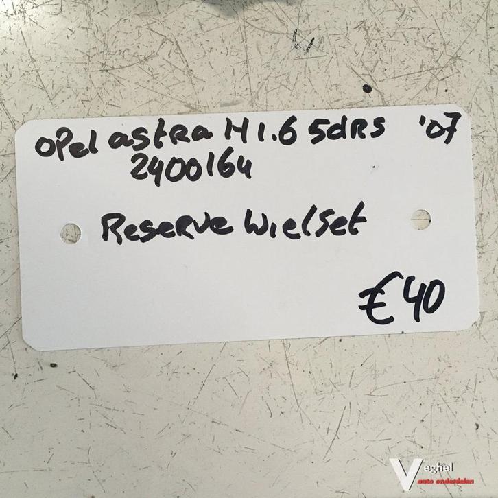 Opel Astra H 1.6 5drs 2007 Wagennr 240064 Reservewiel met kr, Auto-onderdelen, Carrosserie en Plaatwerk, Gebruikt, Ophalen of Verzenden